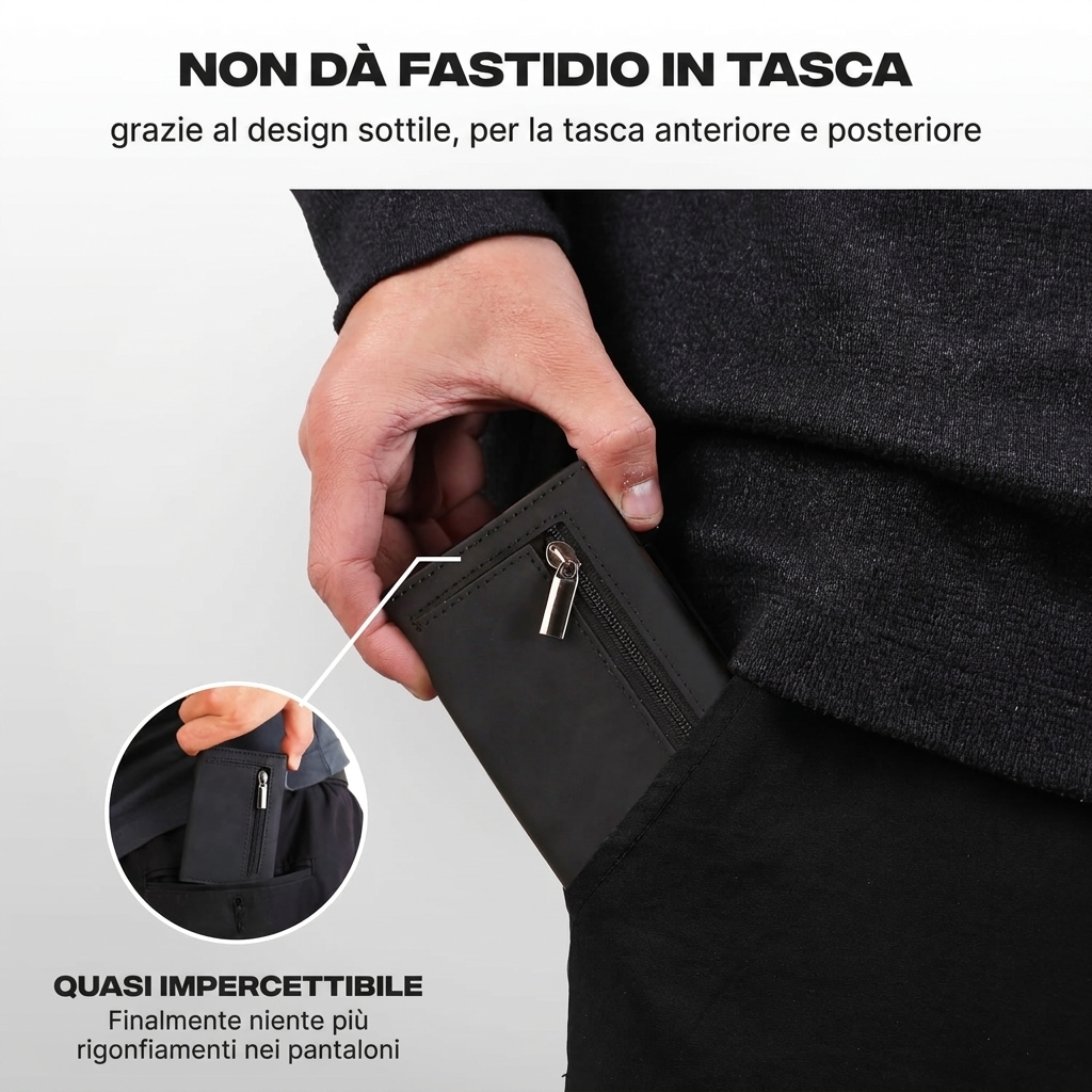 Noryvi Prime Wallet - non dà fastidio in tasca