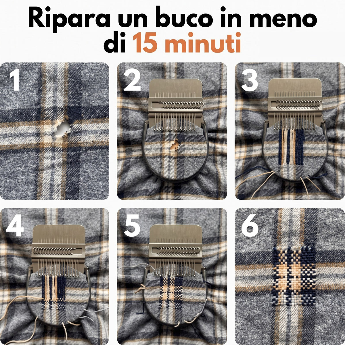 Ripara un buco in meno di 15 minuti in 6 passaggi