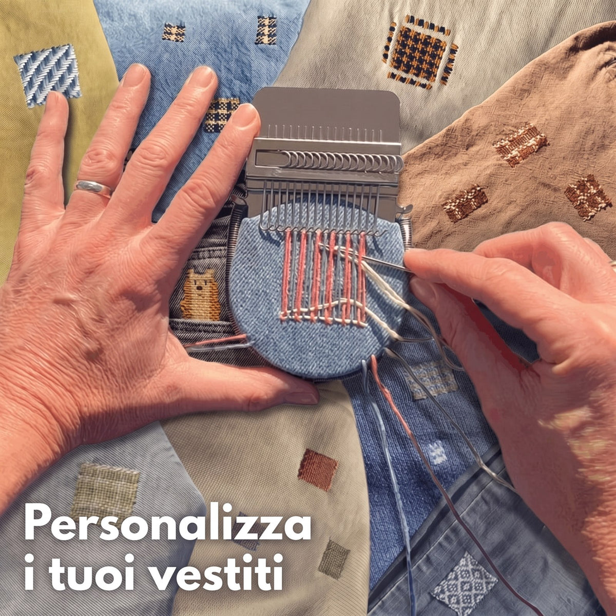 Personalizza i tuoi vestiti con toppe colorate